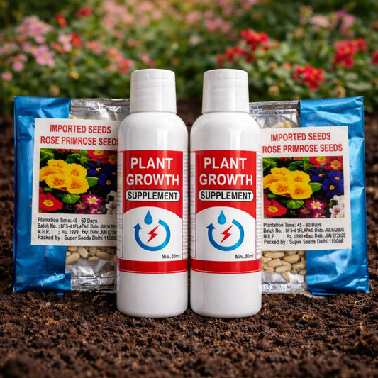 AI Rose flower seeds AND PLANT GROWTH SUPPLEMENTS (pack of 2)